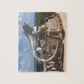 Iguana Sculpture Isla Mujeres, Mexico Jigsaw Puzzl Puzzle (Vertikal)