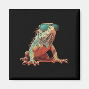 Iguana Sungles Kostüm für Liebhaber des sonnigen R Magnet