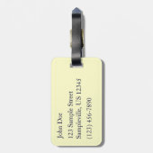 Iguana Tropical Wildlife Fotografy at St. Thomas Gepäckanhänger (Rückseite vertikal)