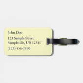 Iguana Tropical Wildlife Fotografy at St. Thomas Gepäckanhänger (Rückseite horizontal)