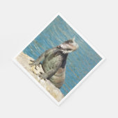 Iguana Tropical Wildlife Fotografy at St. Thomas Serviette (Ecke)