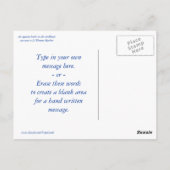 Iguana umarmen Sie Postkarten (Rückseite)