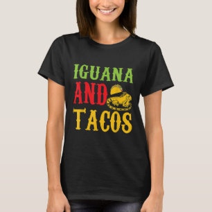 Iguana und Tacos Pet T-Shirt