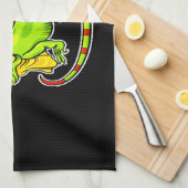 Iguana Vater Geschirrtuch (Viertel Falte)