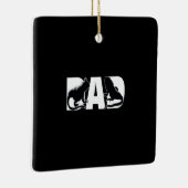 Iguana Vater Keramikornament (Rechts)