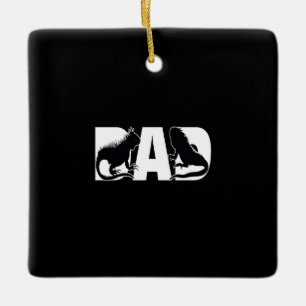 Iguana Vater Keramikornament
