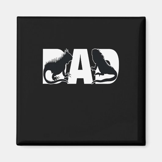 Iguana Vater Magnet (Vorne)