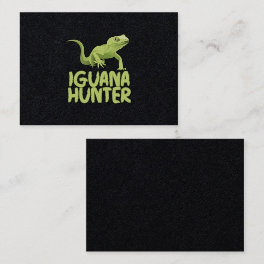 Iguana Visitenkarte (Vorne/Hinten)