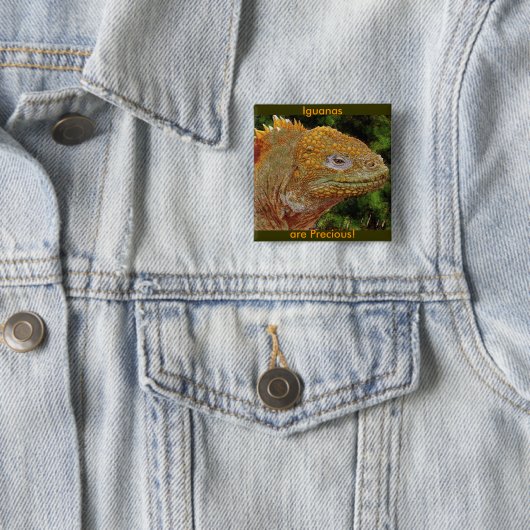 IGUANA WARRIOR Art Button (Beispiel)