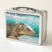 Iguana Wave Metall Brotdose (Rückseite)