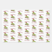 Iguana wünscht Ihnen ein frohes Weihnachtsfest Geschenkpapier Set (Vorderseite 3)