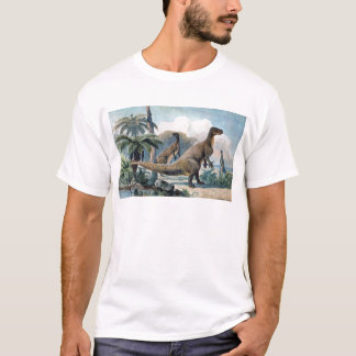 Iguanodon Antiken-Druck T-Shirt