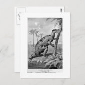 Iguanodon bernissartensis art postcard postkarte (Vorne/Hinten)