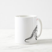 Iguanodon (Dinosaurier) Weihnachten Kaffeetasse (VorderseiteRechts)