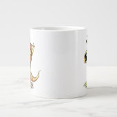 Iguanodon ist in einem Kosmonauten-Raum gekleidet. Jumbo-Tasse (Vorderseite)