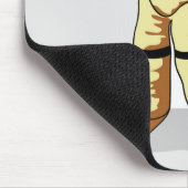 Iguanodon ist in einem Kosmonauten-Raum gekleidet. Mousepad (Ecke)