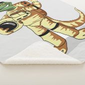 Iguanodon ist in einem Kosmonauten-Raum gekleidet. Sherpadecke (3/4)