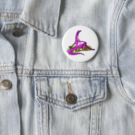 Iguanodon zeigt ihre natürliche Schönheit. Button (Beispiel)