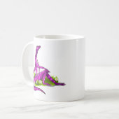 Iguanodon zeigt ihre natürliche Schönheit. Kaffeetasse (Vorderseite Links)