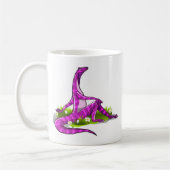 Iguanodon zeigt ihre natürliche Schönheit. Kaffeetasse (Links)