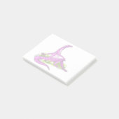 Iguanodon zeigt ihre natürliche Schönheit. Post-it Klebezettel (angewinkelt)