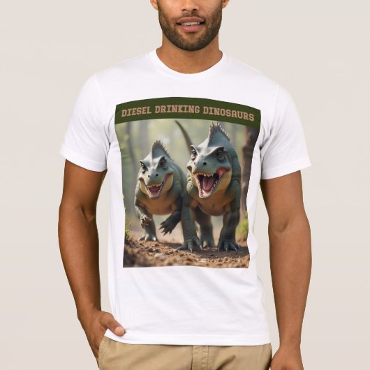 Iguanodons scherzen T-Shirt (Vorderseite)