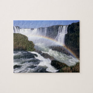 Iguassu Falls, Parana Staat, Brasilien.Luftbild Puzzle