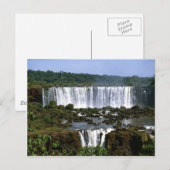 Iguassu Falls Postkarte (Vorne/Hinten)