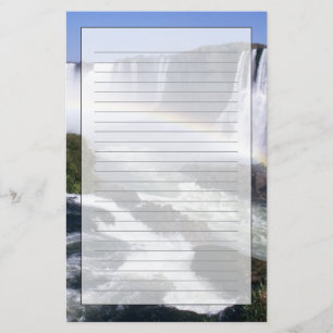 Iguassu-Wasserfälle, Paraná, Brasilien. Luftansich Briefpapier
