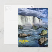 Iguasu fällt Brasilien Postkarte (Vorne/Hinten)
