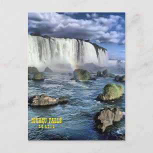 Iguasu fällt Brasilien Postkarte