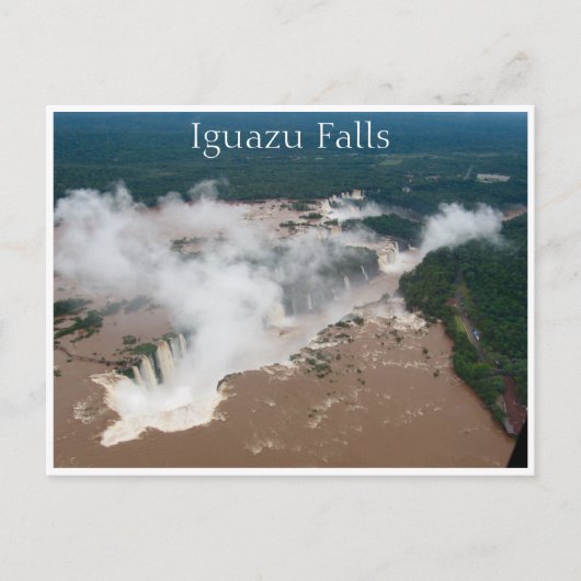 iguazu-Antenne Postkarte (Vorderseite)