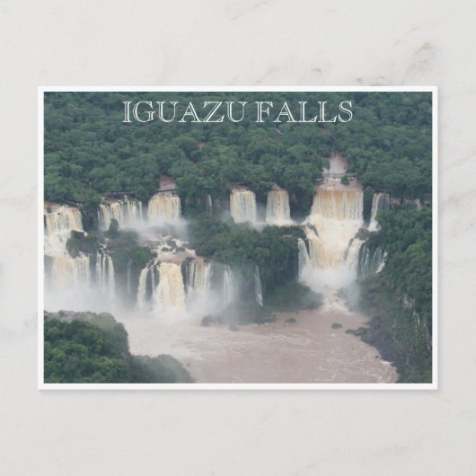 iguazu cataratas brazil postkarte (Vorderseite)