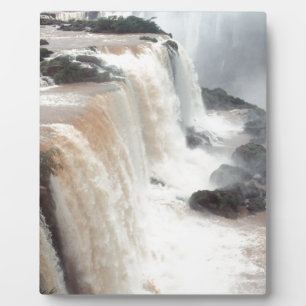 iguazu Fall Brazill Fotoplatte