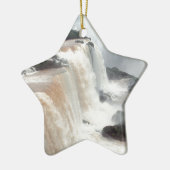 iguazu Fall Brazill Keramik Ornament (Links)