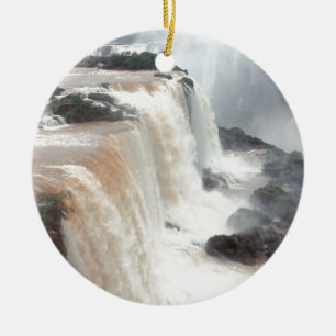 iguazu Fall Brazill Keramik Ornament