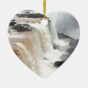 iguazu Fall Brazill Keramikornament