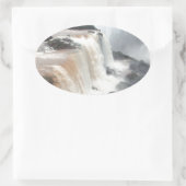 iguazu Fall Brazill Ovaler Aufkleber (Tasche)