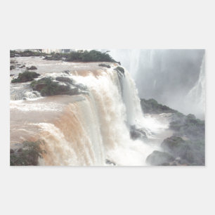 iguazu Fall Brazill Rechteckiger Aufkleber