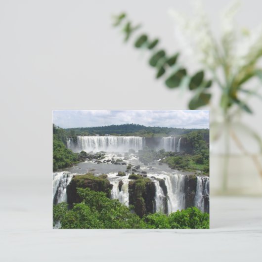 Iguazu Fall Postkarte (Stehend Vorderseite)