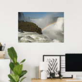 Iguazu Fall Rainbow Poster (Heimbüro)