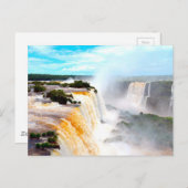 Iguazu Falls 4 Postkarte (Vorne/Hinten)