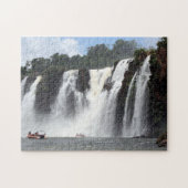 Iguazu Falls and boote, Argentinien Puzzle (Horizontal)