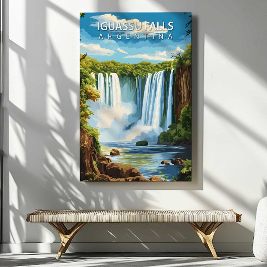 Iguazu Falls Argentina Canvas Wall Decor | Canvas Leinwanddruck
