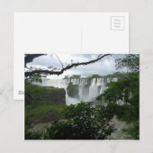 Iguazu Falls Argentina Postkarte (Vorne/Hinten)