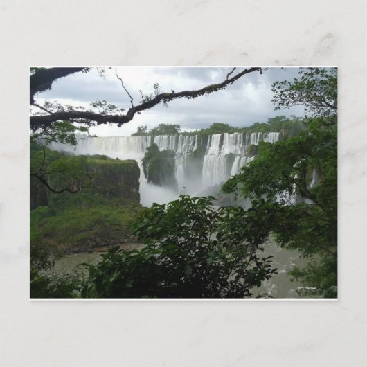 Iguazu Falls Argentina Postkarte (Vorderseite)