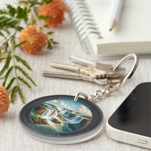 Iguazu Falls Argentina Schlüsselanhänger (Vorderseite rechts)