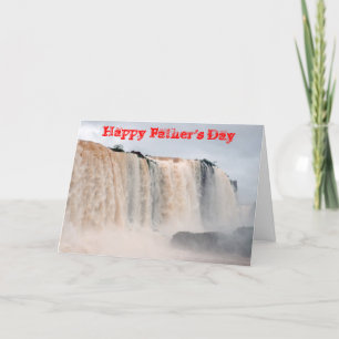 Iguazu Falls Brasilien / Argentinien Feiertagskarte