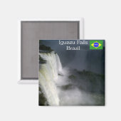 Iguazu Falls Cataratas de Iguazu Magnet (Vorderseite/Rückseite)