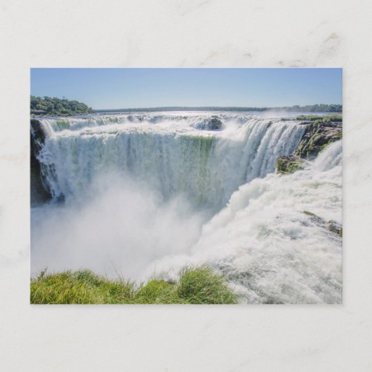 Iguazu Falls, Devil's Throat, Argentinien Postkarte (Vorderseite)